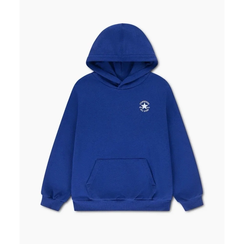 NEW Boy's Converse Ultimate Essentials Youth Hoodie Converse Blue Sz L NWT